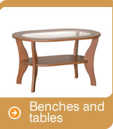 Benches and tables